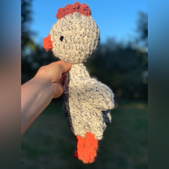 Ready to Ship Handmade Crochet Chicken Little - Picture 3 of 5